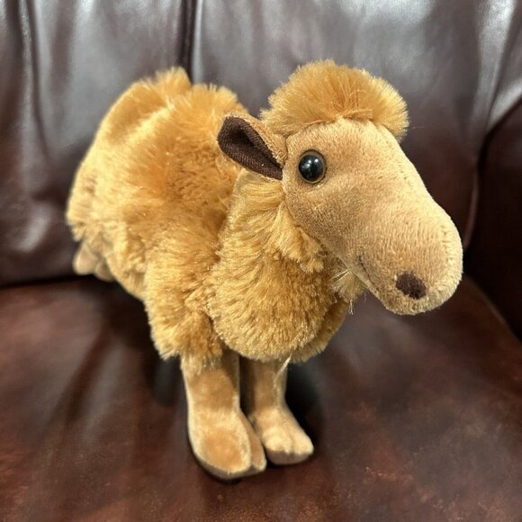 Adventure Planet Camel Furry‎ Plush Stuffed Animal Soft Brown Size 9" X 12" - Picture 5 of 9